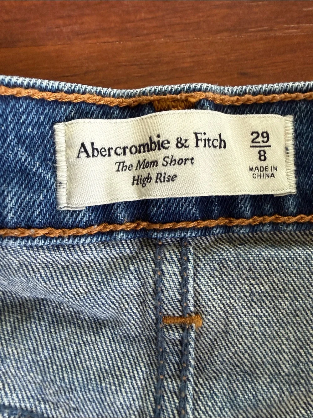 Abercrombie & Fitch High-Rise Mom Short